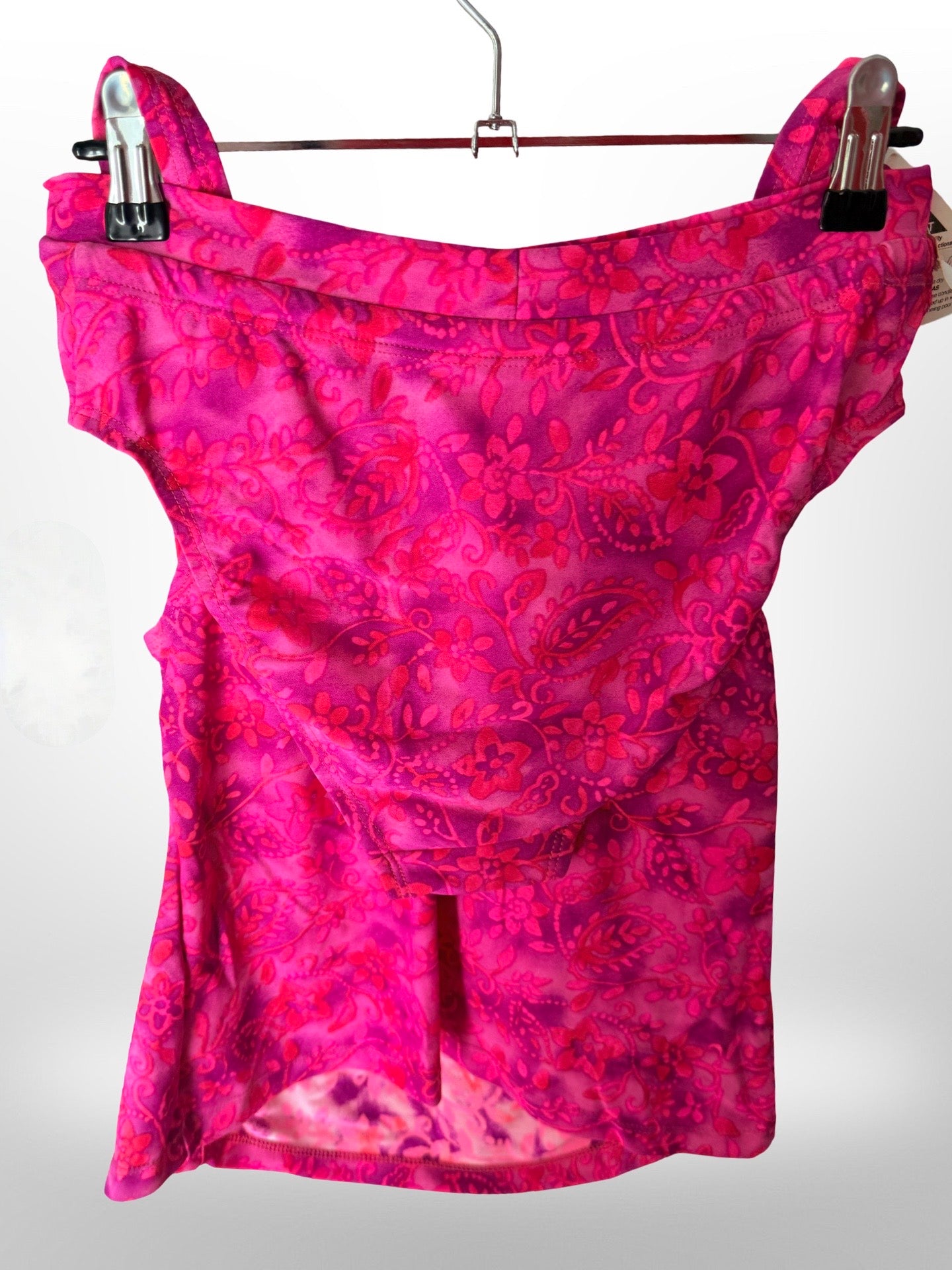 New Paisley bright pink and purple bathers