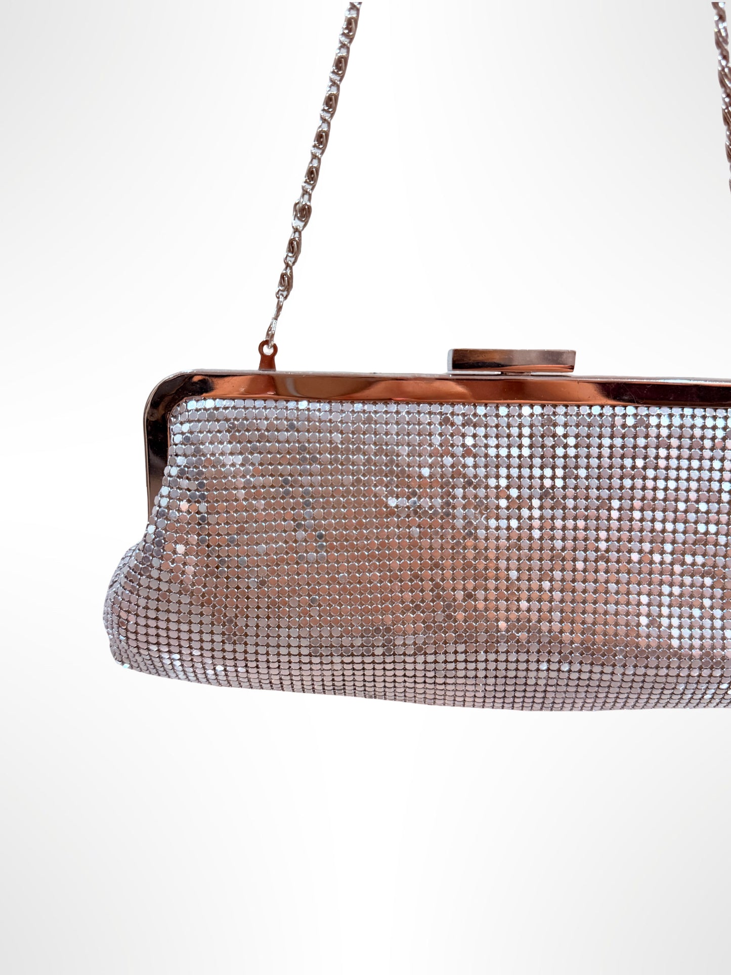 Glow mesh handbag