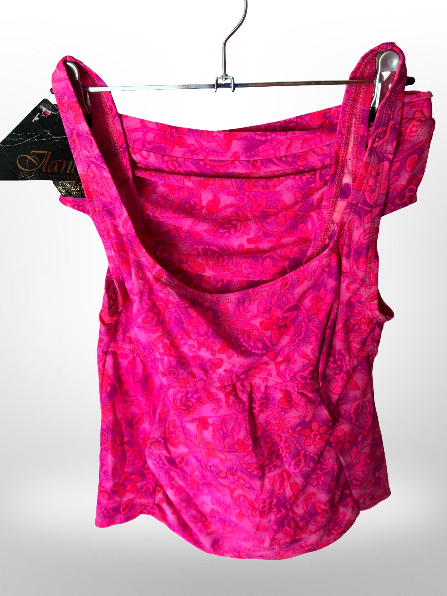 New Paisley bright pink and purple bathers