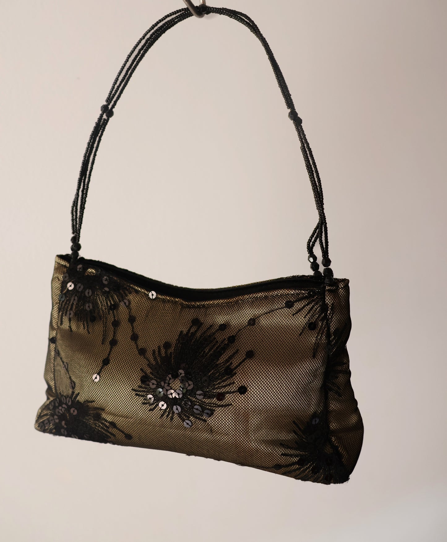 Gorgeous mesh and sequin handbag