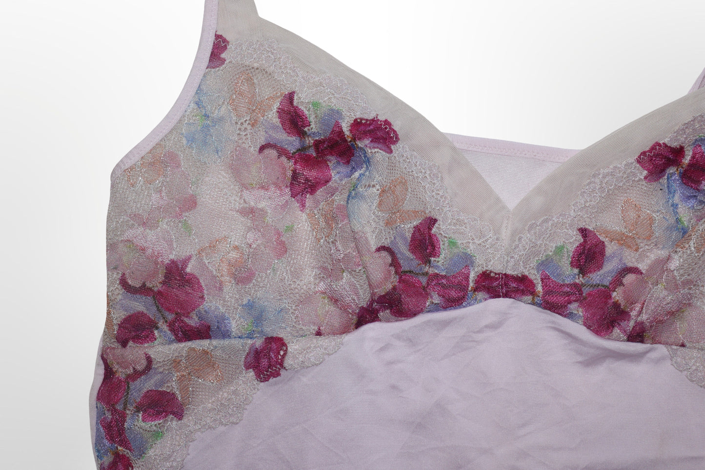 Floral lacy cami - size 8