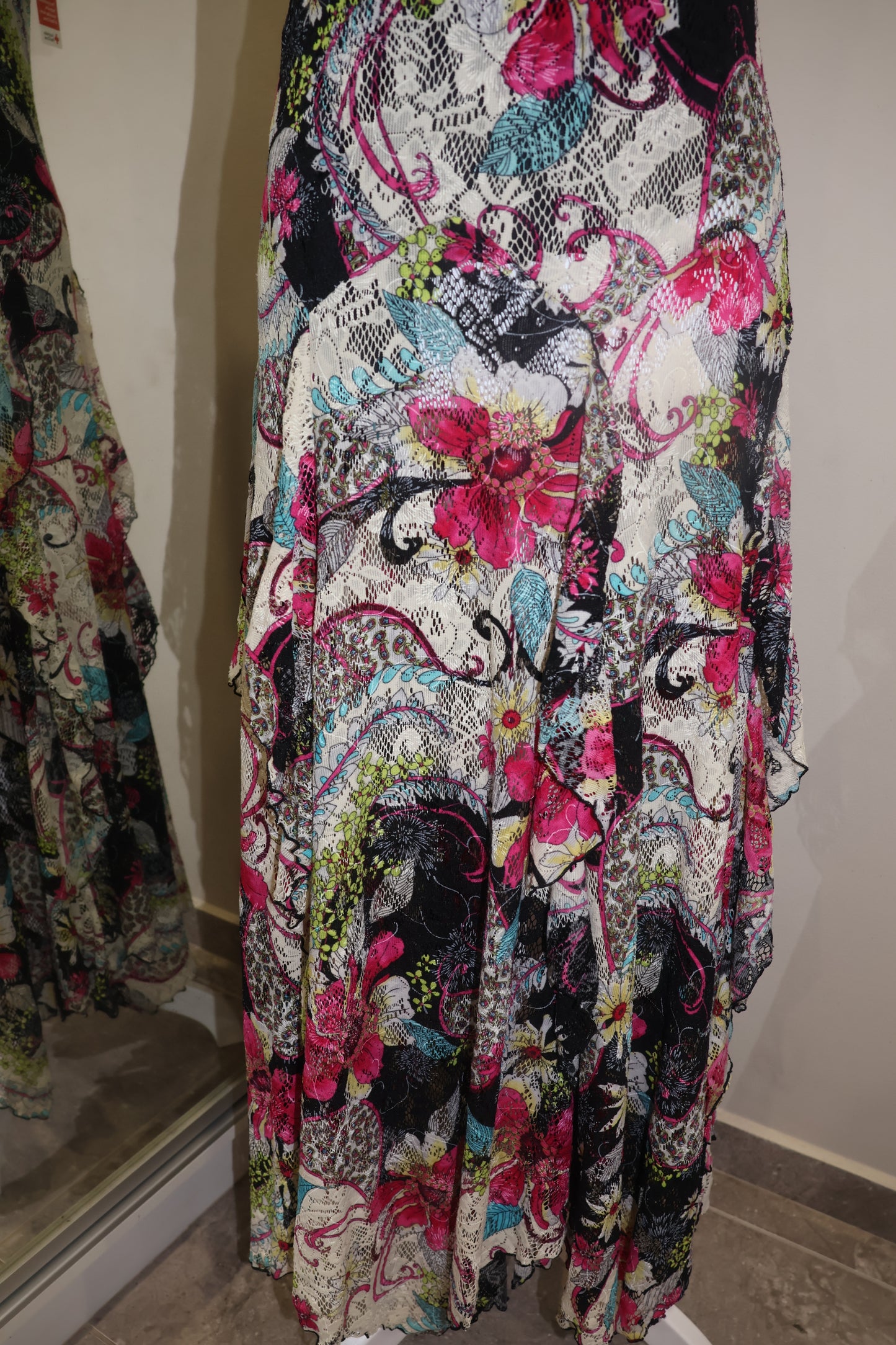 Insane multicoloured maxi dress!