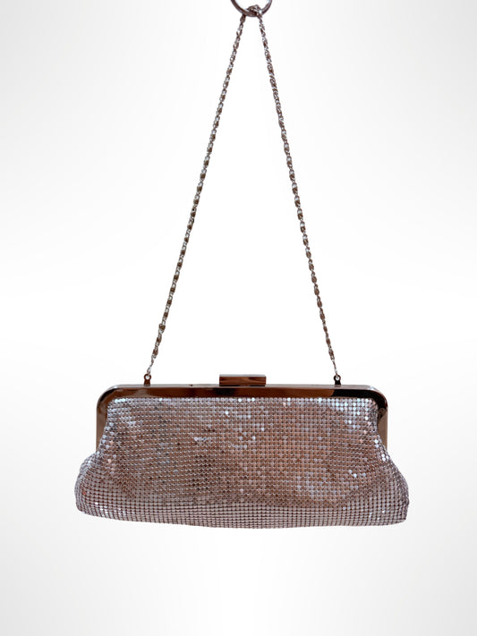 Glow mesh handbag