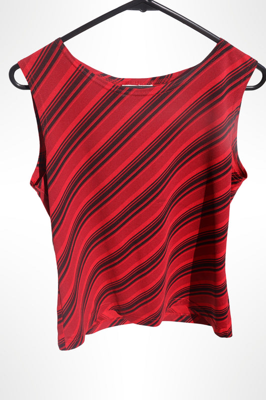 Red stipe top
