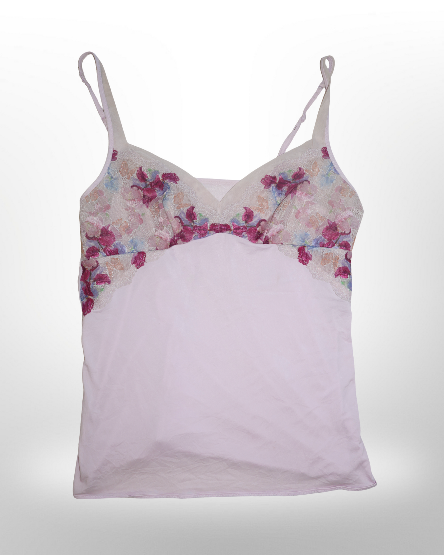 Floral lacy cami - size 8